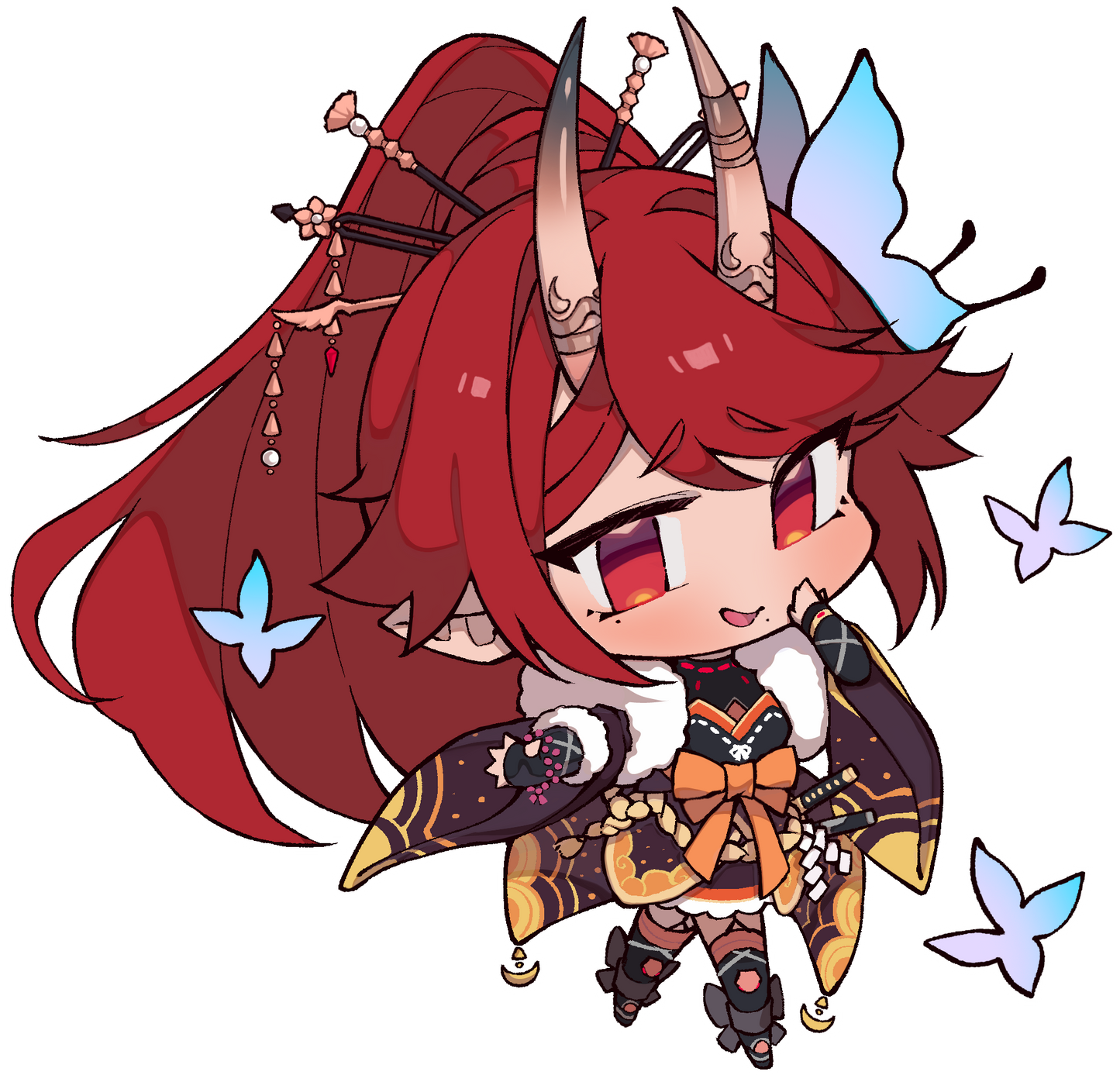 Hiyori Sticker 4"