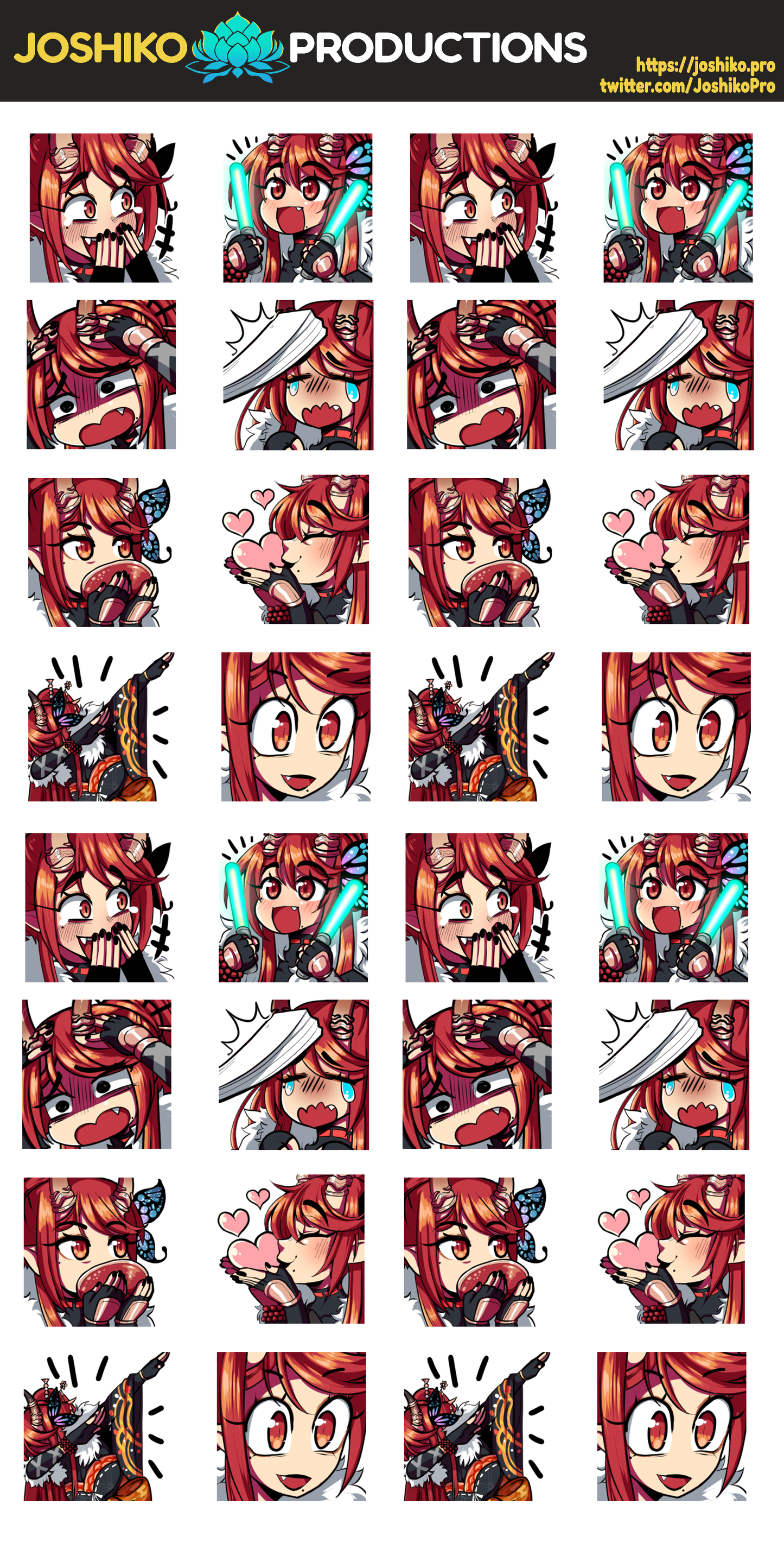 Hiyori Emote Stickers