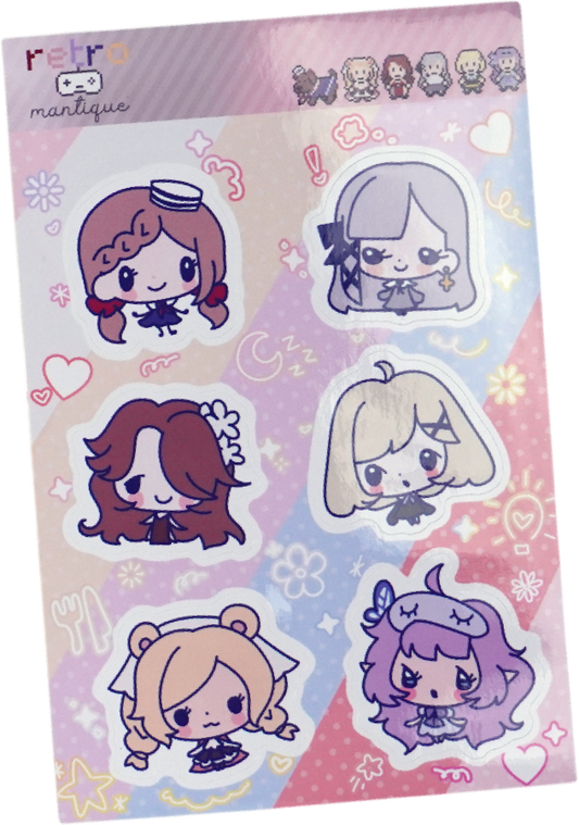 Retromantique Stickersheet