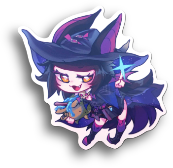 Moriko Halloween Sticker