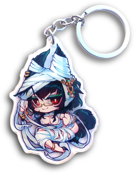 Victoria Halloween Keychain