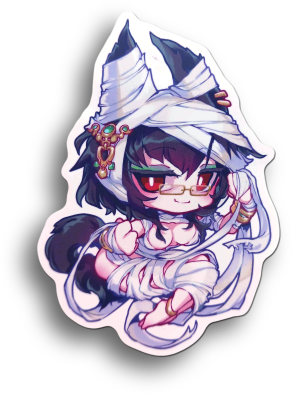 Victoria Halloween Sticker