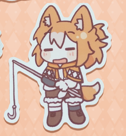 Koragi Fishing Sticker 4"