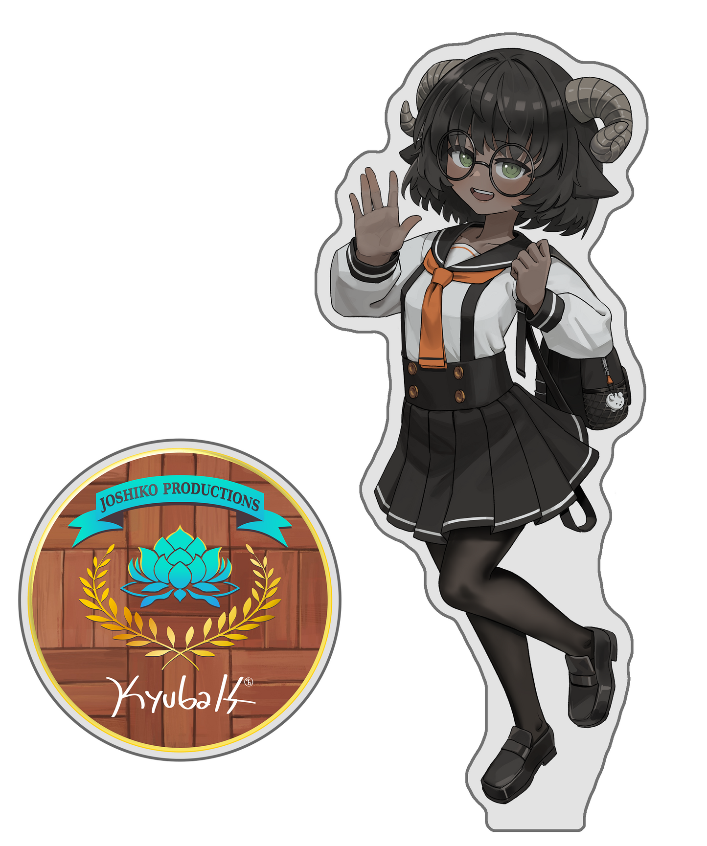Kyubalt Schoolgirl Standee