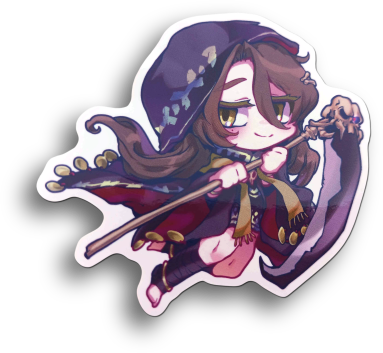 Margo Halloween Sticker